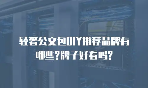 轻奢公文包DIY推荐品牌有哪些?牌子好看吗?