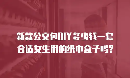 新款公文包DIY多少钱一套合适女生用的纸巾盒子吗？