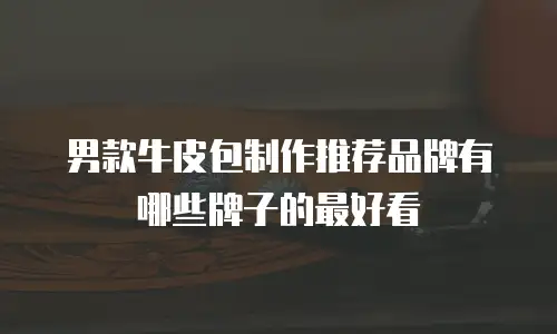 男款牛皮包制作推荐品牌有哪些牌子的最好看