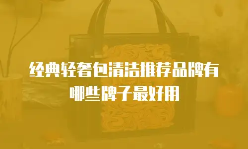 经典轻奢包清洁推荐品牌有哪些牌子最好用
