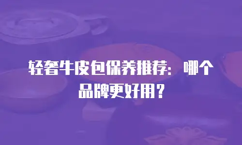轻奢牛皮包保养推荐：哪个品牌更好用？
