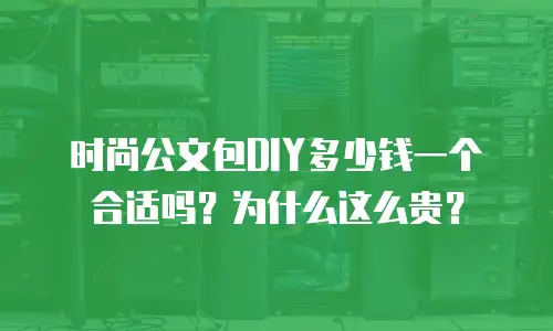 时尚公文包DIY多少钱一个合适吗？为什么这么贵？