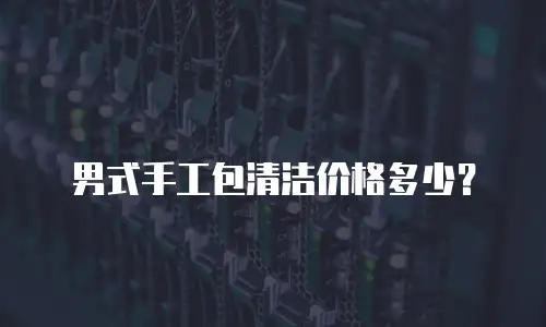 男式手工包清洁价格多少？