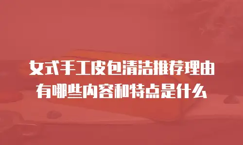 女式手工皮包清洁推荐理由有哪些内容和特点是什么