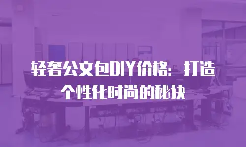 轻奢公文包DIY价格：打造个性化时尚的秘诀