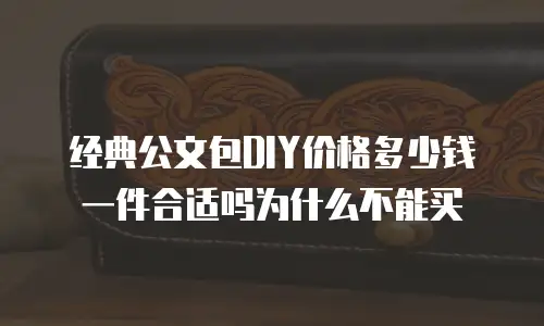 经典公文包DIY价格多少钱一件合适吗为什么不能买