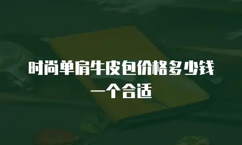 时尚单肩牛皮包价格多少钱一个合适