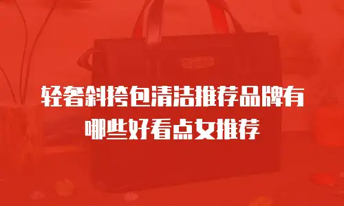 轻奢斜挎包清洁推荐品牌有哪些好看点女推荐