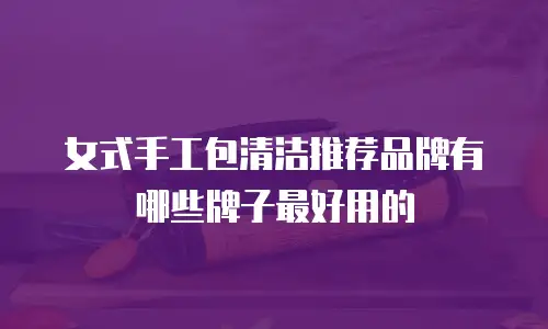 女式手工包清洁推荐品牌有哪些牌子最好用的