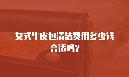女式牛皮包清洁费用多少钱合适吗？