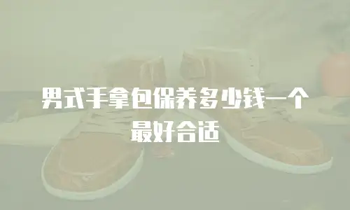 男式手拿包保养多少钱一个最好合适