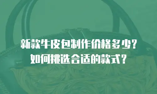 新款牛皮包制作价格多少？如何挑选合适的款式？