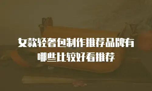 女款轻奢包制作推荐品牌有哪些比较好看推荐