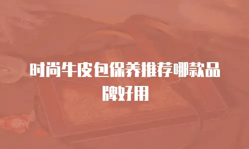 时尚牛皮包保养推荐哪款品牌好用