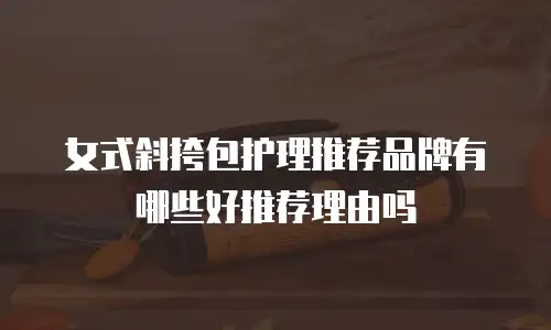 女式斜挎包护理推荐品牌有哪些好推荐理由吗
