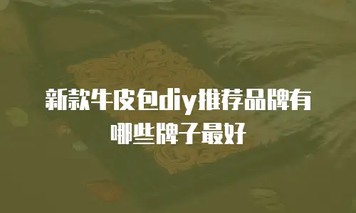 新款牛皮包diy推荐品牌有哪些牌子最好