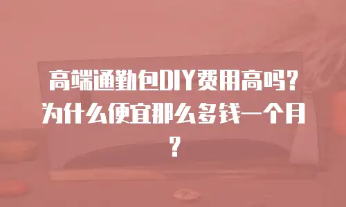 高端通勤包DIY费用高吗？为什么便宜那么多钱一个月？