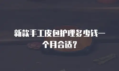 新款手工皮包护理多少钱一个月合适？