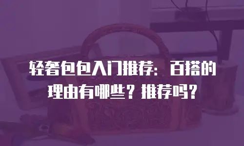 轻奢包包入门推荐：百搭的理由有哪些？推荐吗？