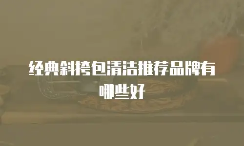 经典斜挎包清洁推荐品牌有哪些好
