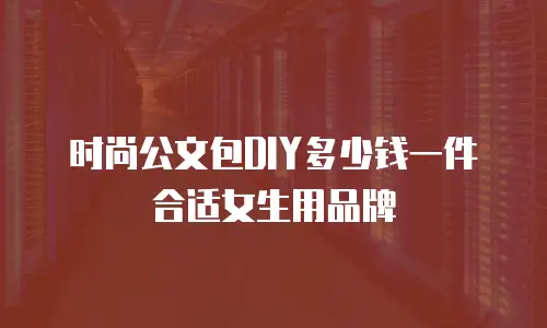 时尚公文包DIY多少钱一件合适女生用品牌
