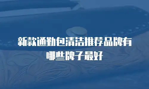 新款通勤包清洁推荐品牌有哪些牌子最好