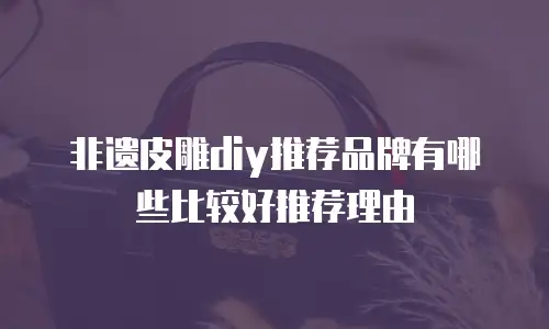 非遗皮雕diy推荐品牌有哪些比较好推荐理由