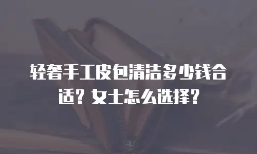 轻奢手工皮包清洁多少钱合适？女士怎么选择？