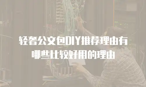 轻奢公文包DIY推荐理由有哪些比较好用的理由