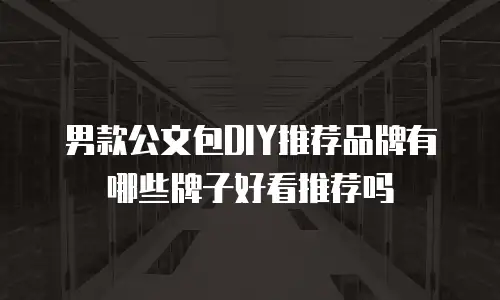 男款公文包DIY推荐品牌有哪些牌子好看推荐吗