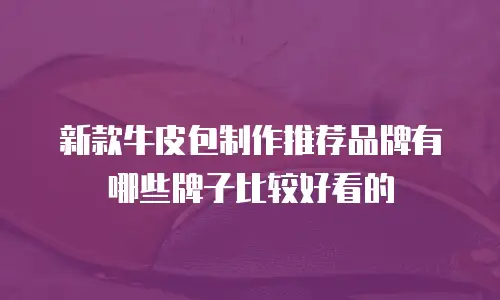 新款牛皮包制作推荐品牌有哪些牌子比较好看的