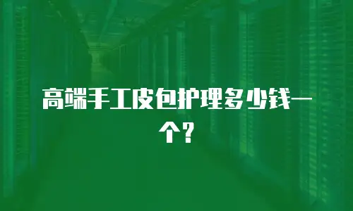 高端手工皮包护理多少钱一个？