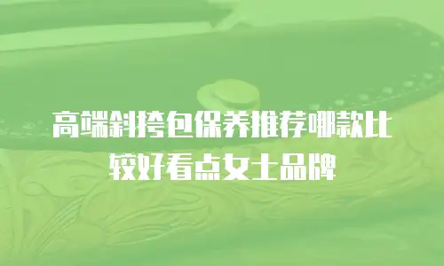 高端斜挎包保养推荐哪款比较好看点女士品牌