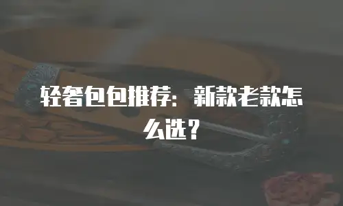 轻奢包包推荐：新款老款怎么选？