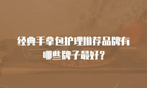经典手拿包护理推荐品牌有哪些牌子最好？