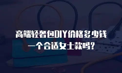 高端轻奢包DIY价格多少钱一个合适女士款吗？