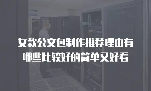 女款公文包制作推荐理由有哪些比较好的简单又好看