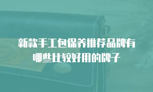 新款手工包保养推荐品牌有哪些比较好用的牌子