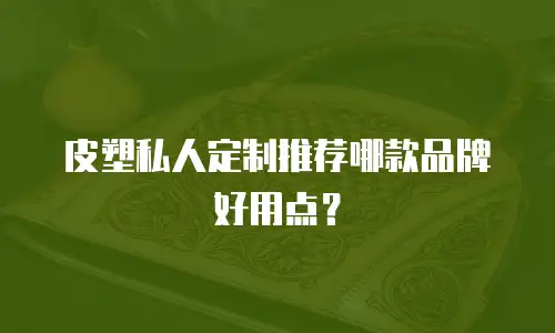 皮塑私人定制推荐哪款品牌好用点？