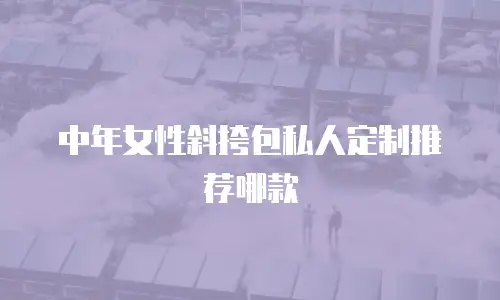 中年女性斜挎包私人定制推荐哪款