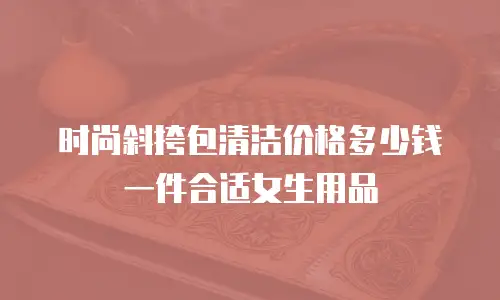 时尚斜挎包清洁价格多少钱一件合适女生用品