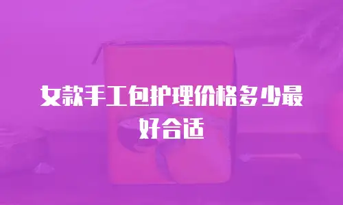 女款手工包护理价格多少最好合适