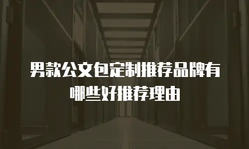男款公文包定制推荐品牌有哪些好推荐理由