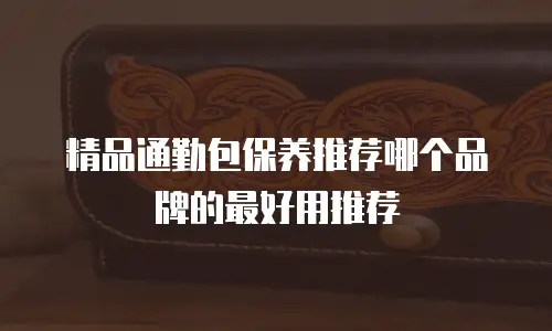 精品通勤包保养推荐哪个品牌的最好用推荐