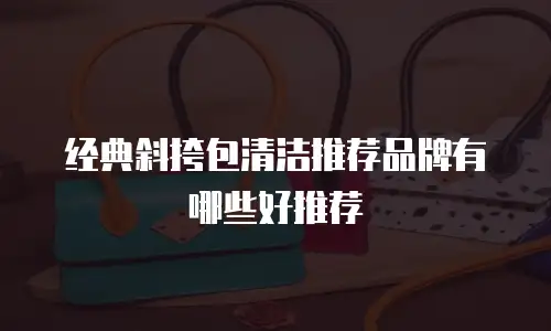 经典斜挎包清洁推荐品牌有哪些好推荐