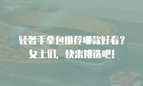 轻奢手拿包推荐哪款好看？女士们，快来挑选吧！