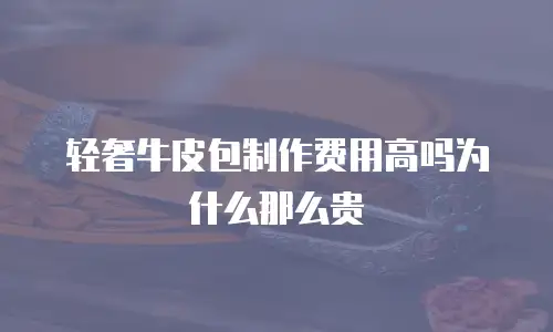 轻奢牛皮包制作费用高吗为什么那么贵