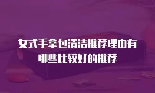 女式手拿包清洁推荐理由有哪些比较好的推荐