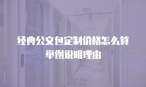 经典公文包定制价格怎么算举例说明理由