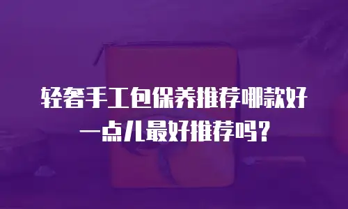 轻奢手工包保养推荐哪款好一点儿最好推荐吗？